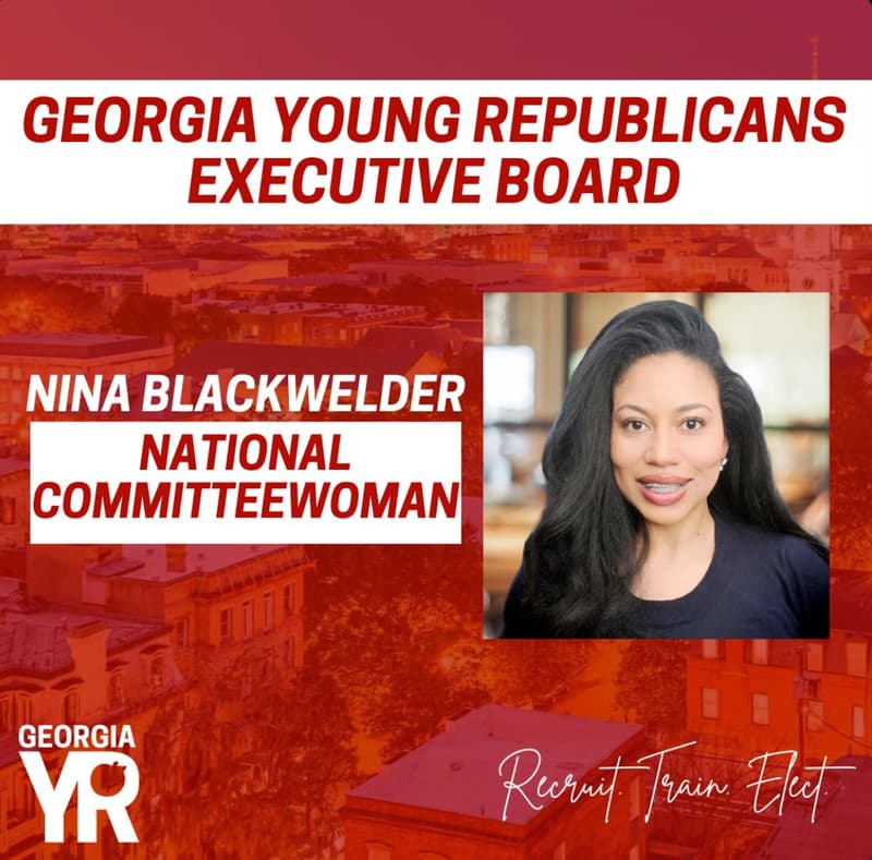 Georgia Young Republicans — National Committeewoman. 'Recruit. Train. Elect.'