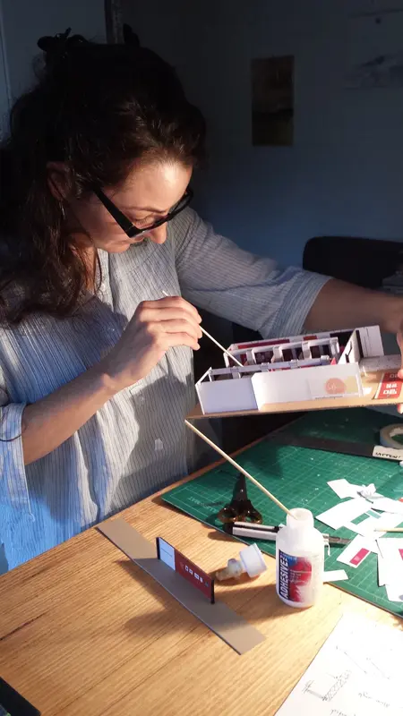 Constructing a concept model for Bohemian Melbourne Exhibition, State Library of Victoria, 2015